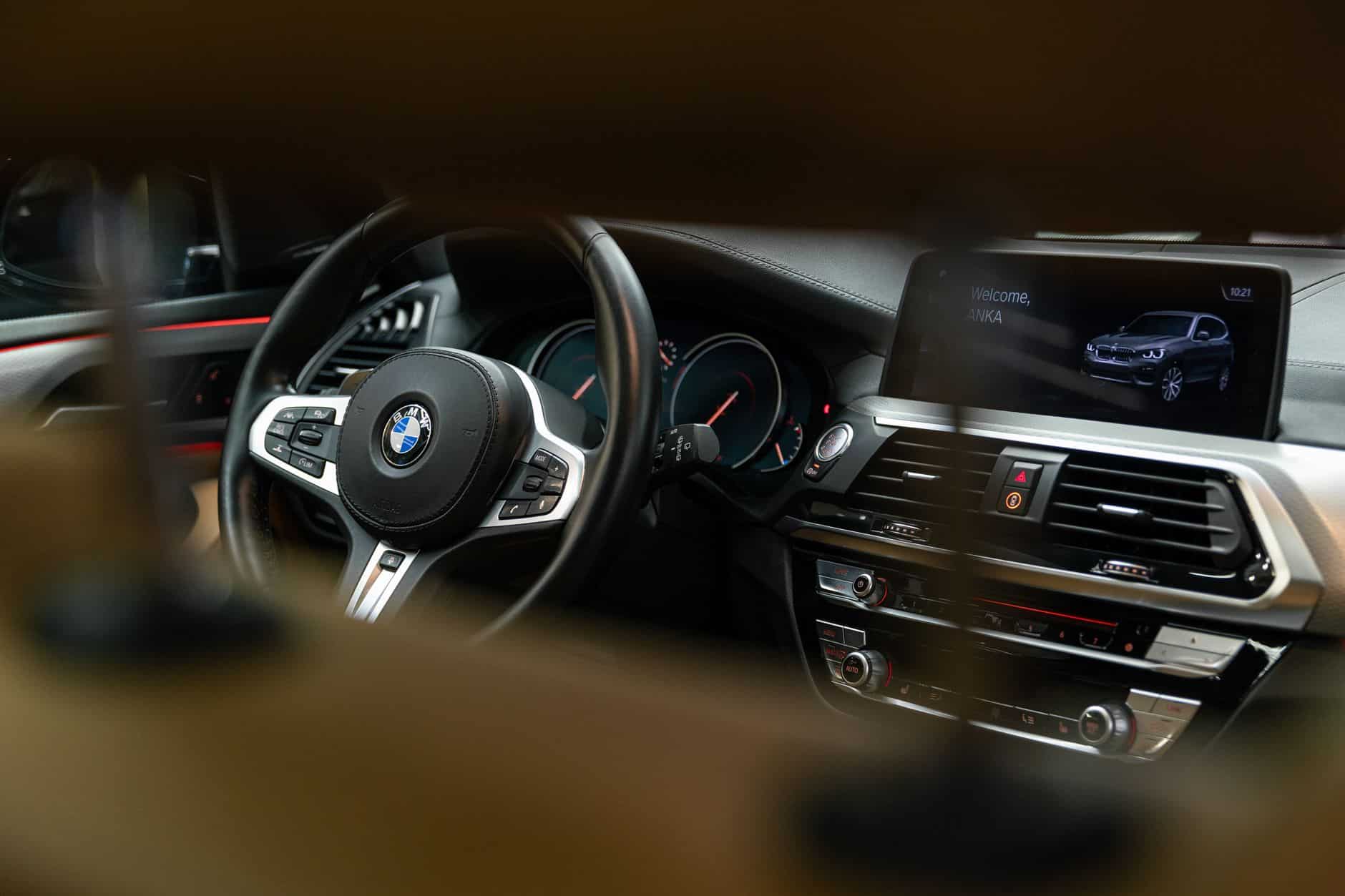 Menu iDrive BMW réinitialisation pression pneus TPMS