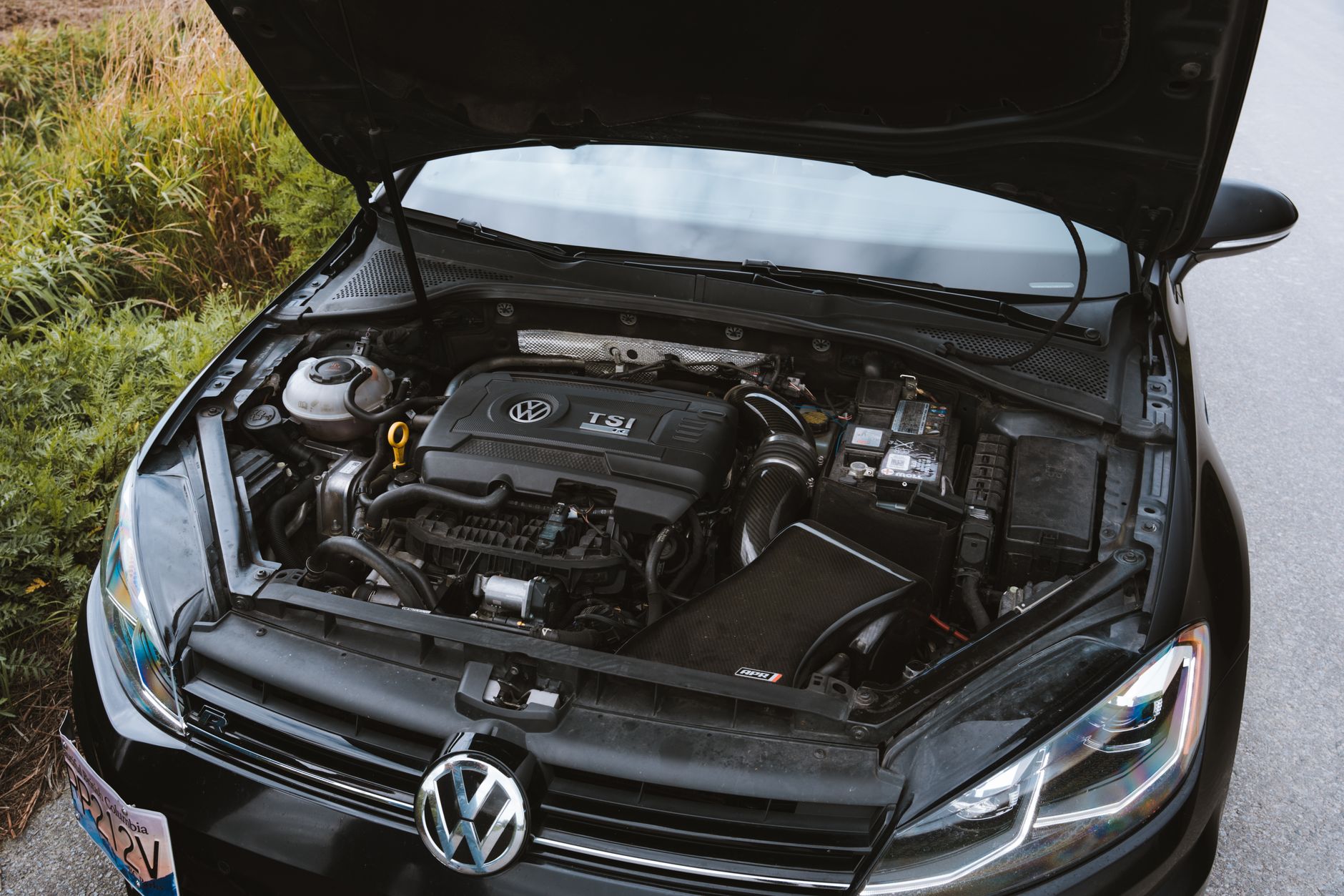 Moteur hybride diesel avec intégration électrique en gros plan